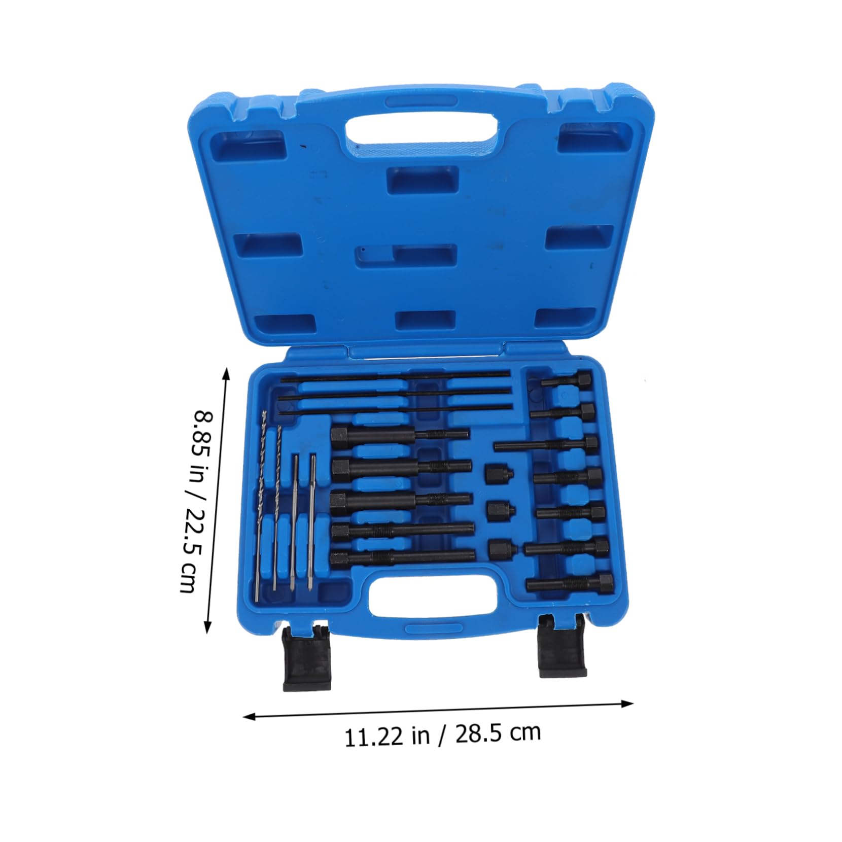 ULTECHNOVO Kit Extraction Bougie De Préchauffage Acier Abs 22 Pièces pour Voiture Réparation Moteur Automobile Entretien Professionnel