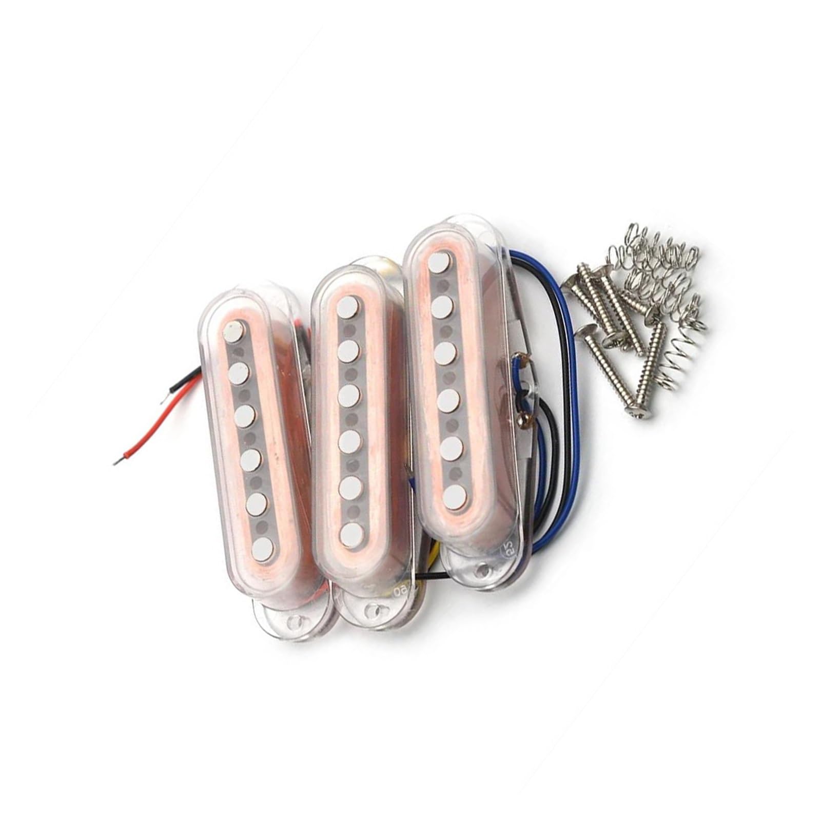 Profesjonalna Gitara Elektryczna Z Pojedynczą Cewką Mostek Środkowy 50/52mm Przetwornik Elektryczny Z Pojedynczą Cewką(1 set)
