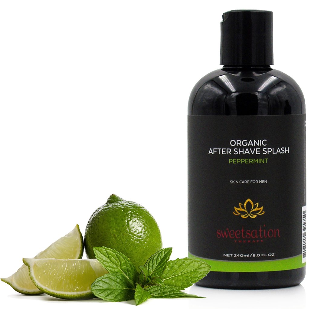 Sweetsation TherapyOrganic After Shave Minty Splash, 8oz