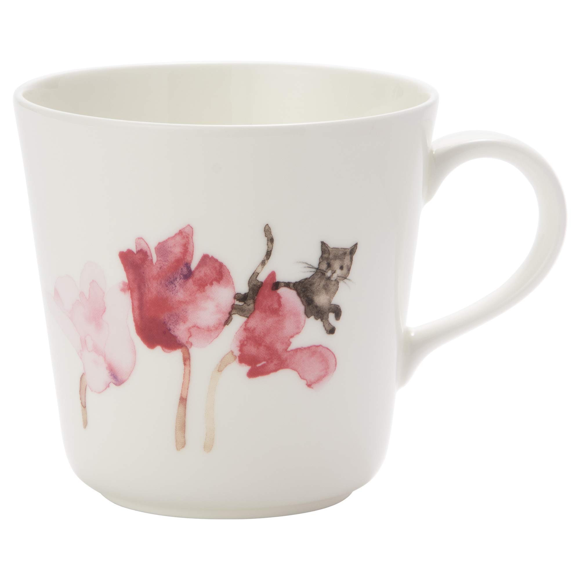 Amazon.com: Narumi 52095-2923 Mug, Cyclamen and Cat, Chihiro