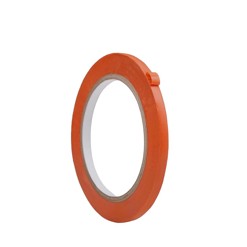 Fita de Friso Vinílico Laranja WOD Tape WOD-CVT-536-OR, 6 mm x 32,92 m para Pisos, Veículos e Artesanato – 1 unidade