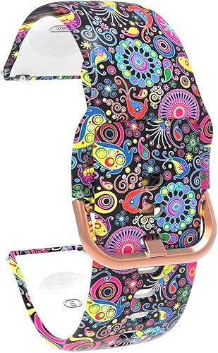 Miniatura 2 de ECSEM - Correas compatibles con MVEFOIT de 1.7 pulgadasWwzzey Smart Watch Band Band de repuesto de silicona suave, correa de liberación rápida,