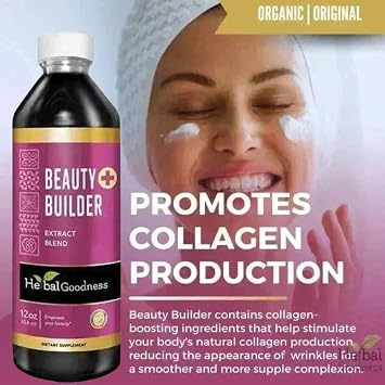 Herbal Goodness Beauty Builder 12oz - Liquid Collagen for Women