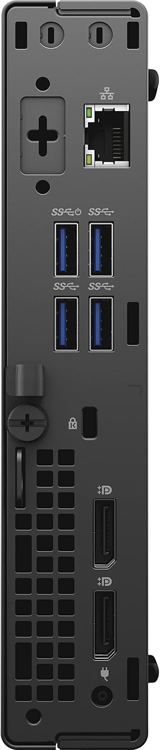 Dell OptiPlex 3000 3090 Desktop Computer - Intel Core i5 10th Gen i5-10500T Hexa-core (6 Core) 2.30 GHz - 8 GB RAM DDR4 SDRAM - 256 GB M.2 PCI Express NVMe SSD - Micro PC - Black
