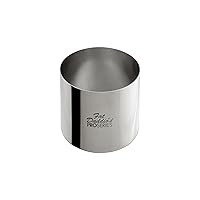 Vista 19 de Fat Daddio's anillos de pastelería y molde redondo para tortas de acero inoxidable, Plateado