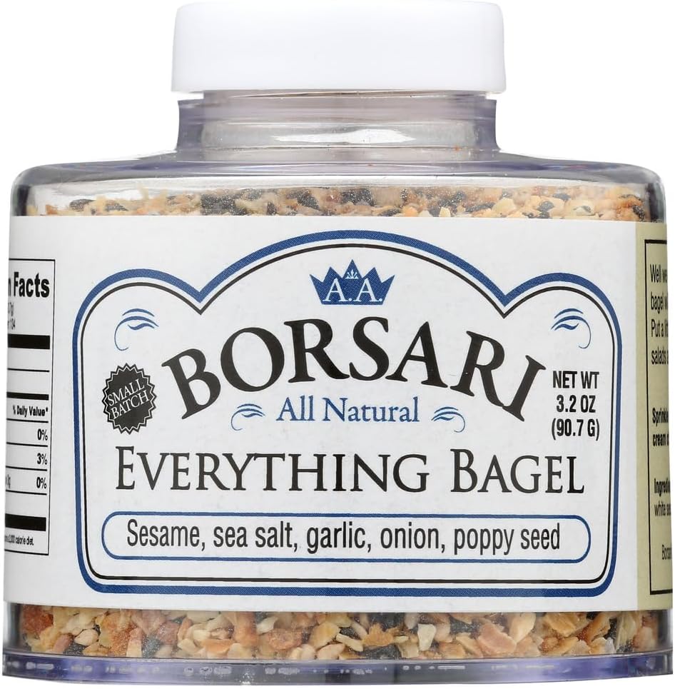 Borsari Everything Bagel Seasoning (3.2 oz - Pack of 3)