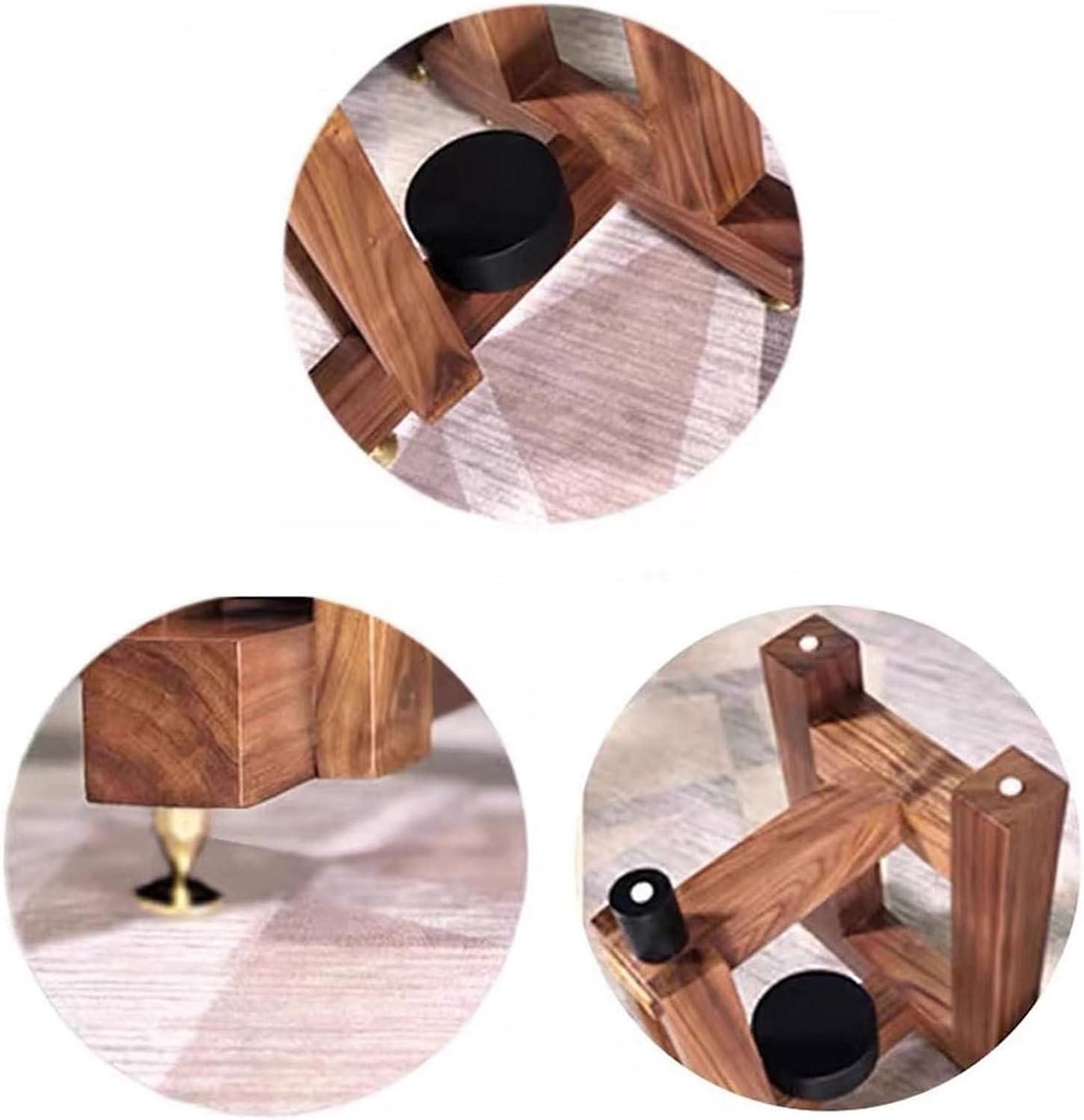 Speaker Stand Speaker Stand Tripod Solid Wood Surround Sound Shelf Monitor Metal Shelf Floor Professional Bookshelf Speaker Stands Studio Monitor Stands(27 * 30 * 66.5cm)