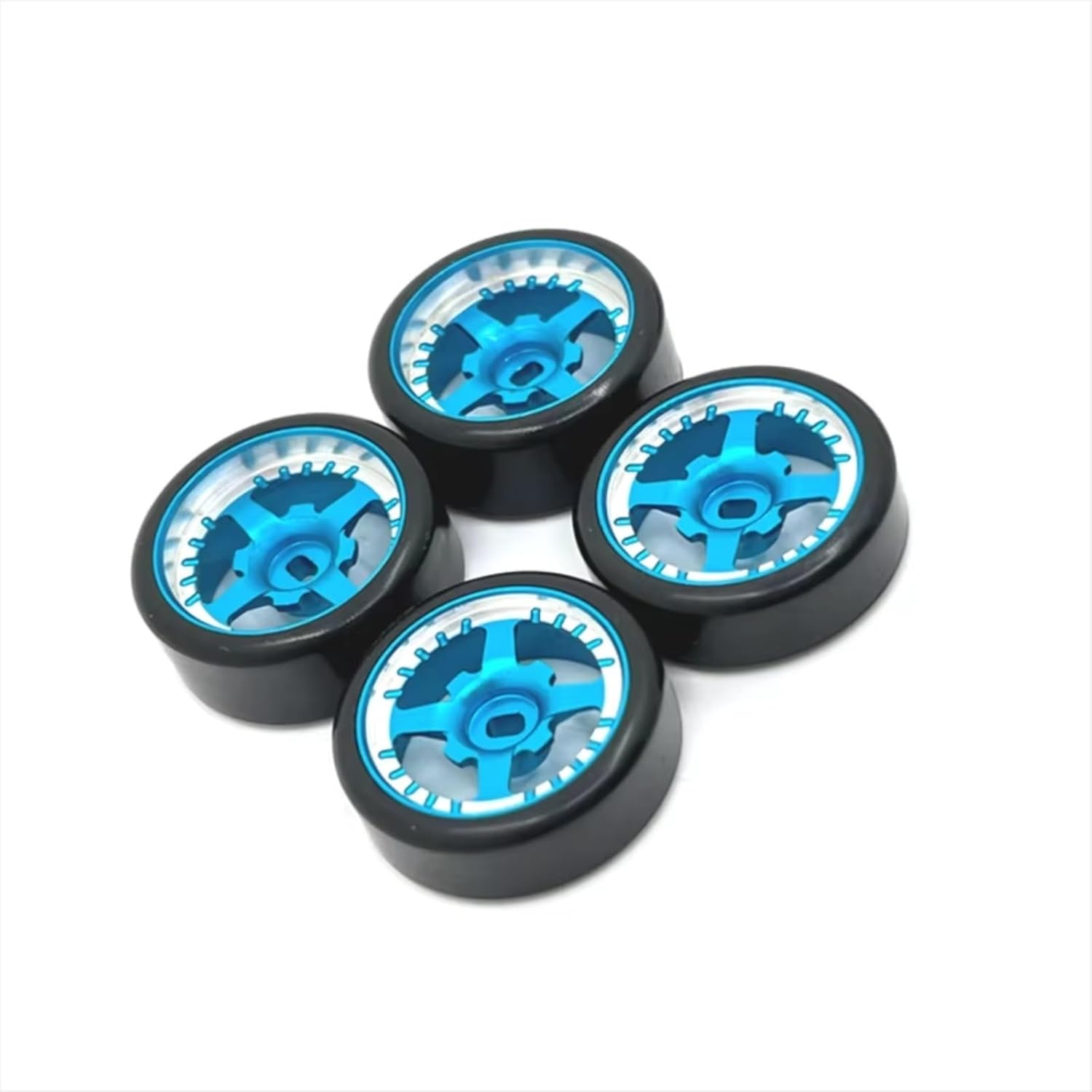 1/43 ソアラ改 MZ11 シャドーホイール アルミ製 深リム 引っ張りタイヤ