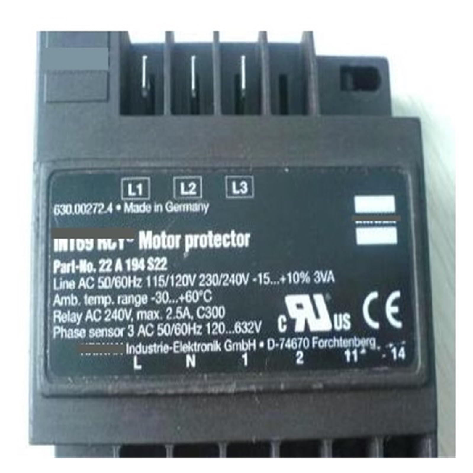 INT69FSY, INT69Y, INT69RCY, INT69SNY Kompressorschutzmodul Motorschutz Motorwärmeschutz-Steuermodul (Color : INT69SNY)