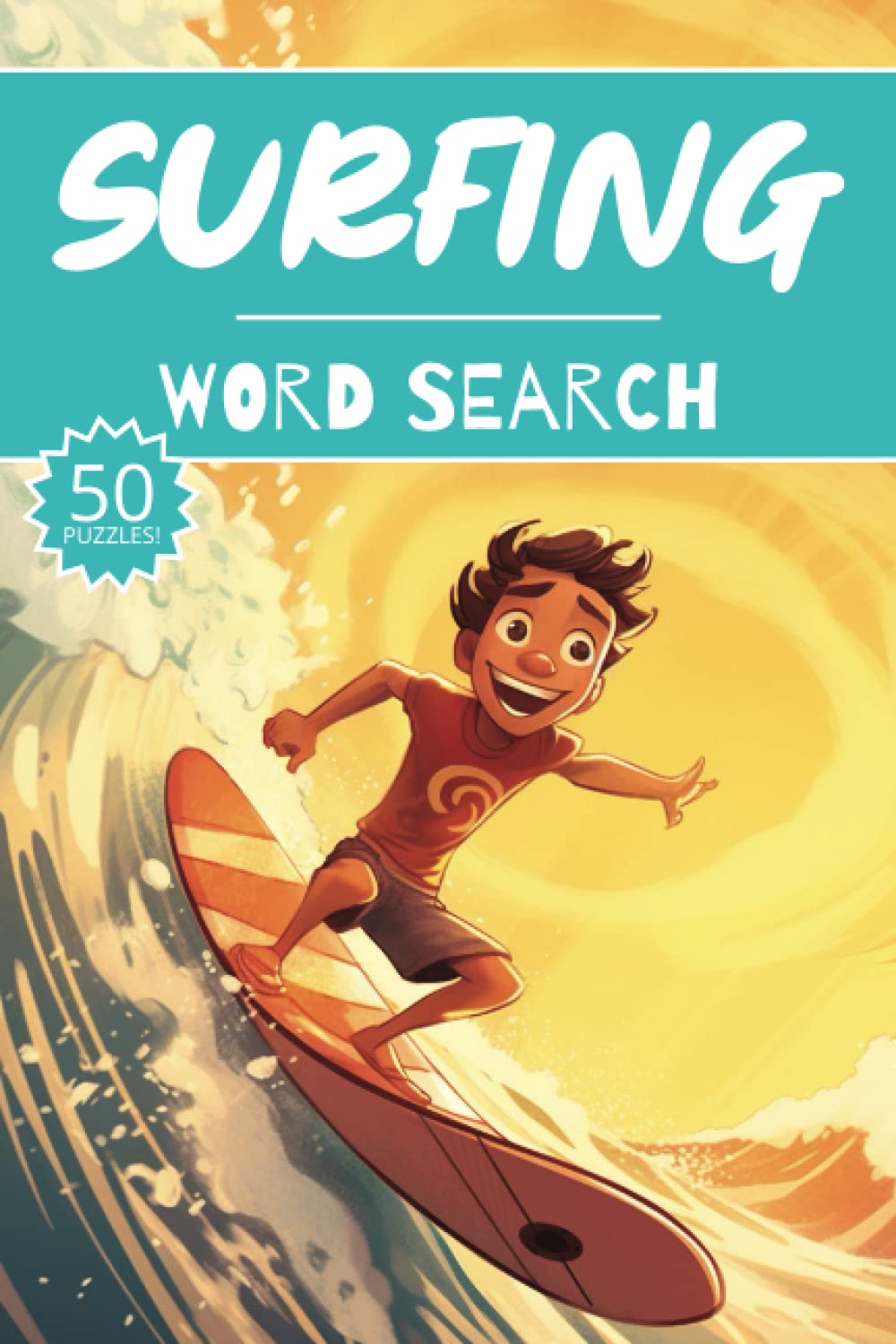 Surfing Word Search 50 Surf Puzzles, Word Find, Vocabulary Activity
