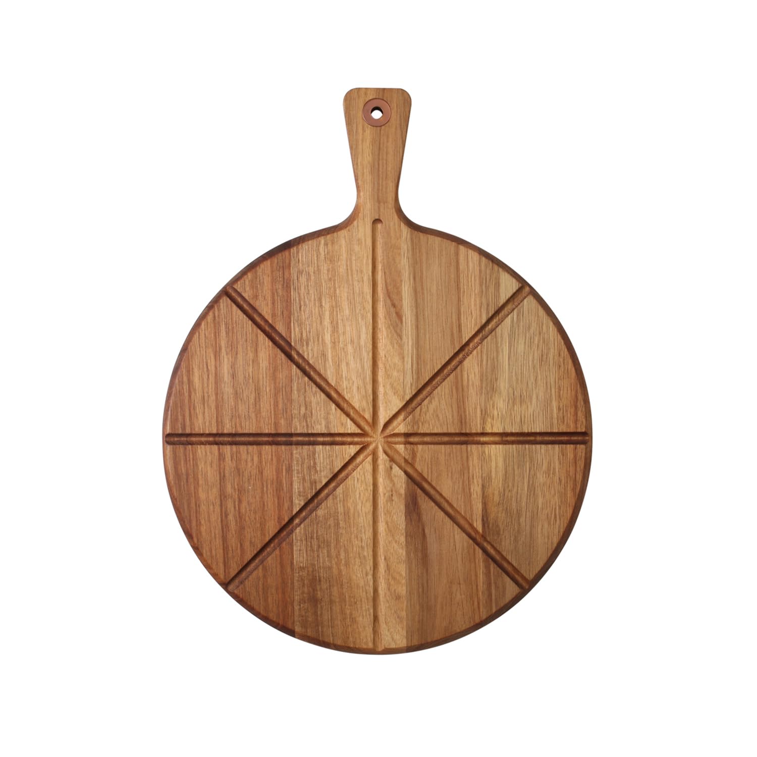 Dexas Acacia Wood Pizza Cutting Board (14 Inch Round)