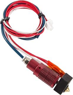 yeacher Kit de Extrusora Montada em Original com Bloco de Aquecimento de Alumínio Bocal de 0,4 mm Termistor de 100K ohm PTFE Tubo 24V Compatível com Impressora 3D CR-10S Pro/CR-10S Pro V2
