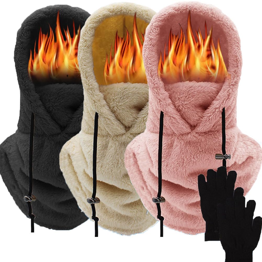 Sherpa Hood Ski Mask Sherpa Hood High Polar Velvet Ski Mask Double-Sided Arctic Velvet Hood High Polar Ski