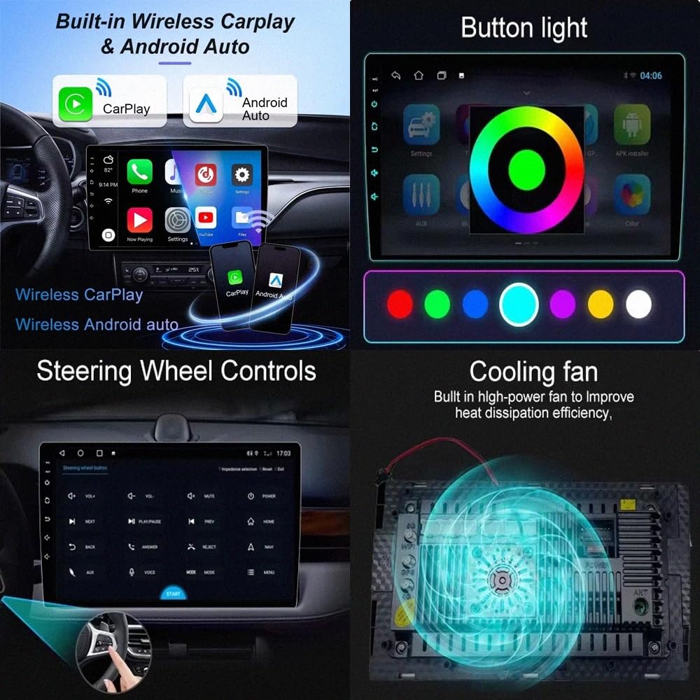 Car Stereo dla Kia K3 Cerato 3 Forte 2013-2017 9 Inch Android 15 Touch Screen Fm Bluetooth Fm Gps For, 8 Core 6G+128G