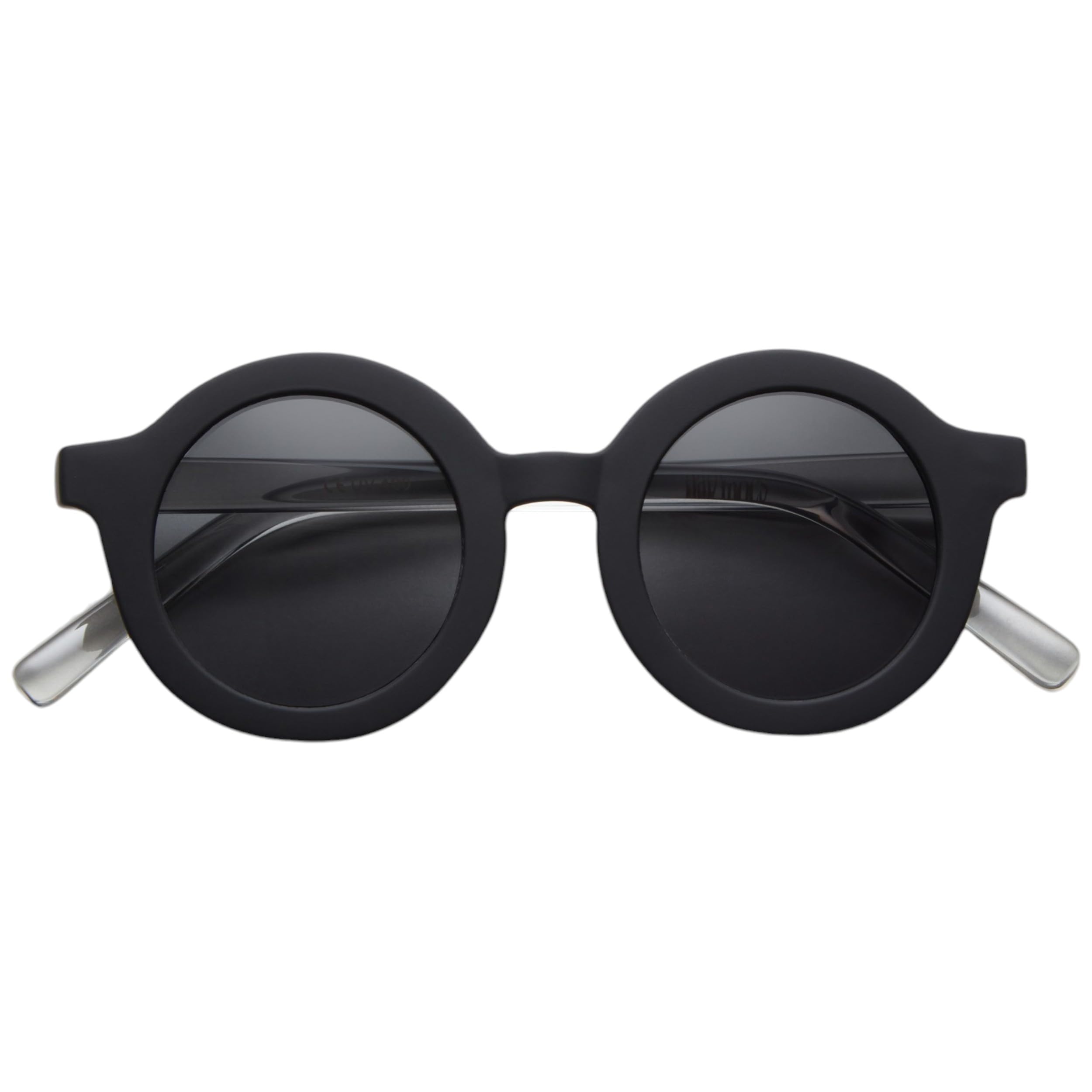 BABYMOCS Signature Unisex Sonnenbrille Damen & Herren | 100% UV-Schutz | Runde Sonnenbrille | Recyceltes BPA-freies Material | Handgefertigt, Unikat-Muster | Schwedisches Design | Inkl. Schutzbeutel