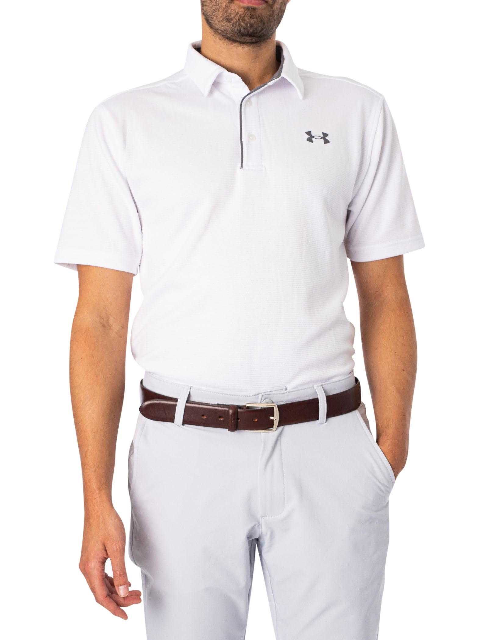 Under Armour Men's White Tech Polo in Size 2XL, Sports Direct