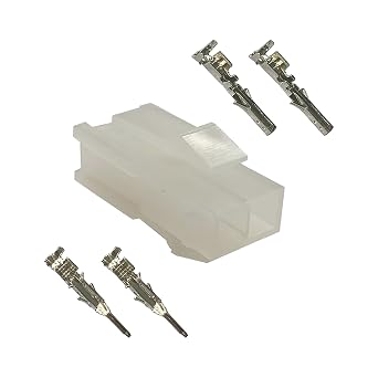 2 pin Connector, 14-20 AWG Compatible with molex, Suitable for molex 2 pin Connector, 0.93 Pin and Socket Connectors 2 Circuits (12 Matched Sets)