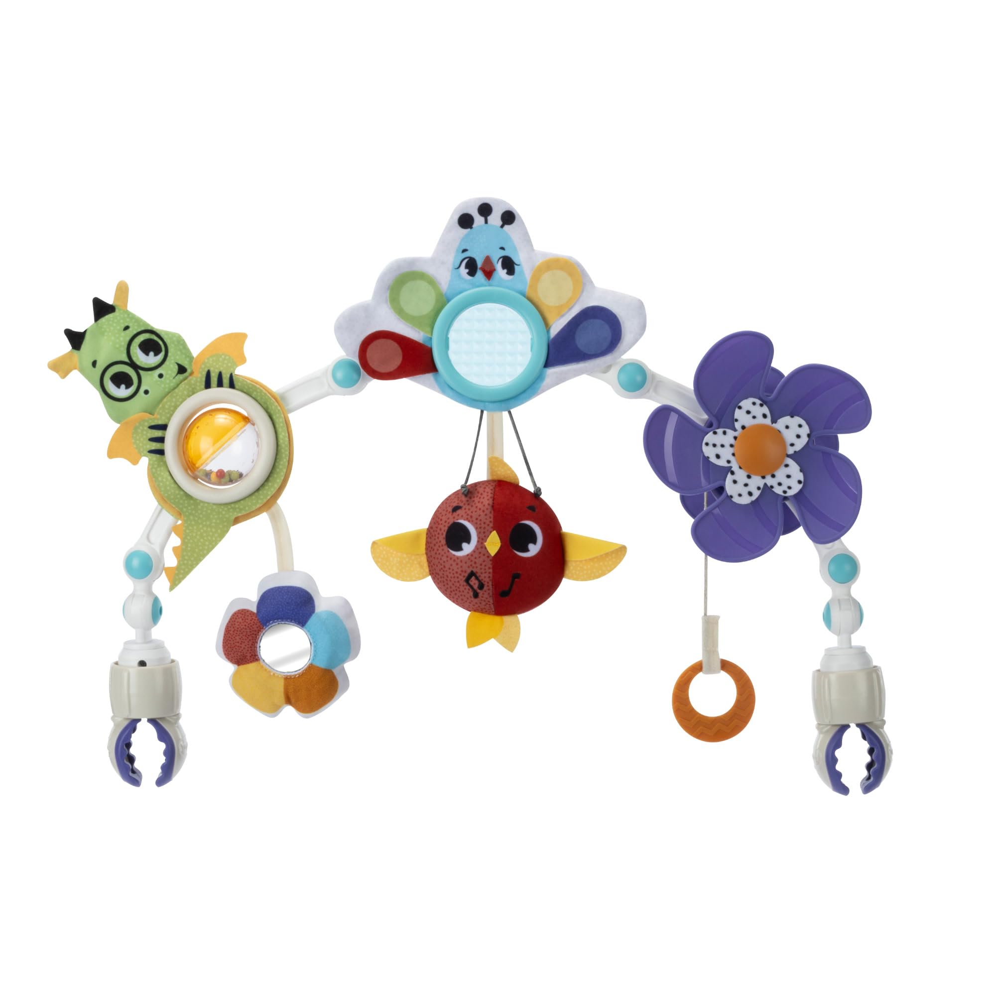 Tiny Love Born To Party Arco Gioco Passeggino con Clip Aggancio Universale, giostrina passeggino neonato, Compatibile con Passeggini, Gioco Educativo per Bambini, Collezione Born To Party