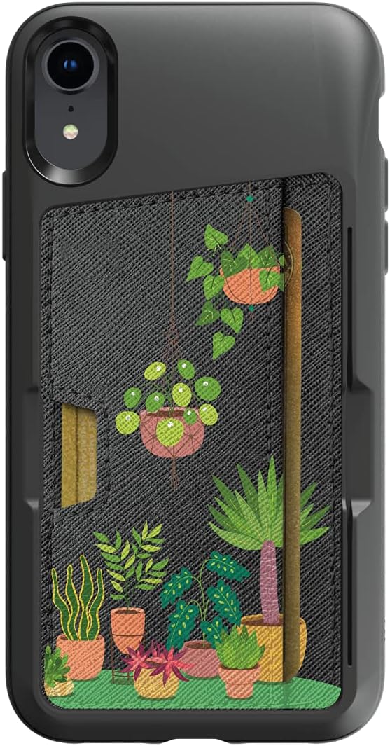 Smartish - Chloro-philic - iPhone 12 Mini Wallet Case - Wallet Slayer Vol 2 [Slim + Protective Kickstand] Credit Card Holder - Fits iPhone 12 Mini