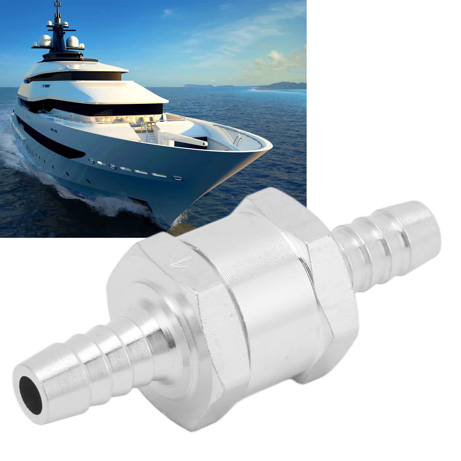 Valvola Di Ritegno 8mm - Per Acqua, Olio, Gas, Aria, Non Ritorno, In Resina Termoresistente - Foto 5