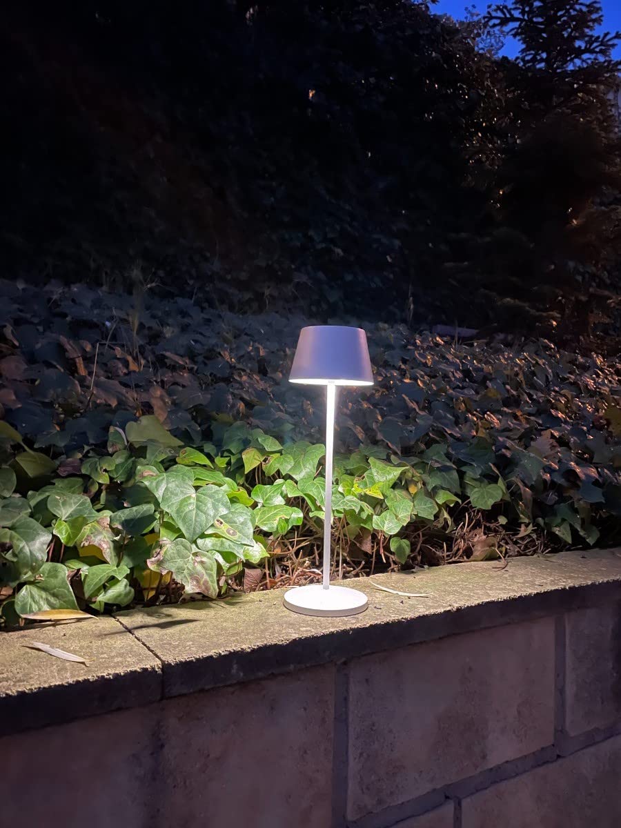 Poldina Lampada da Tavolo Bianca ZAFFERANO - Savino