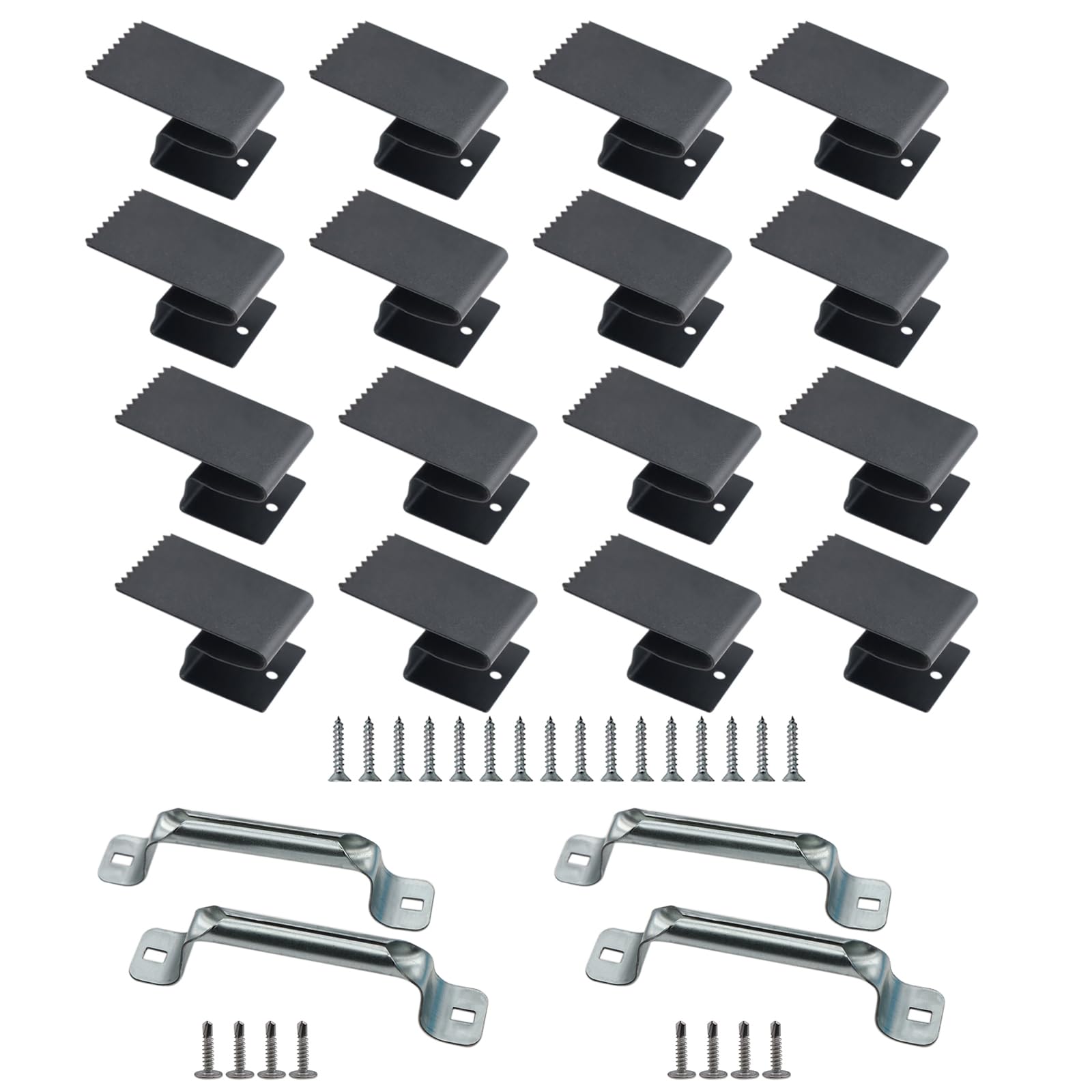 Buy Abeicy Hurricane Window Clips, Black Hurricane BoardUp Clips with