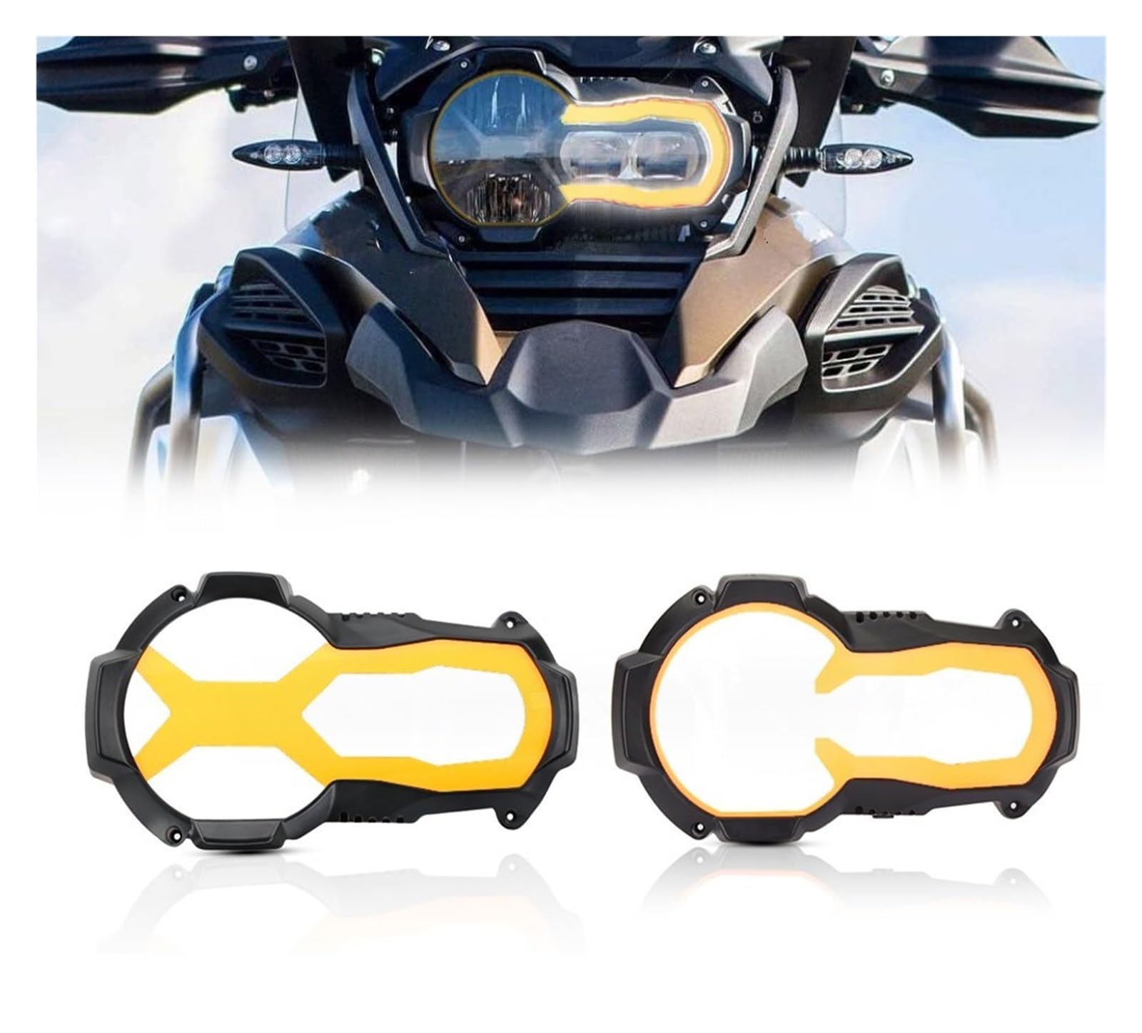 フォロ割⭕️バイク ヘッドライトガード R1250GS R1250 Amazon | バイク用 ヘッドライト ガード R1250GS用 ADV用 GSA1250用