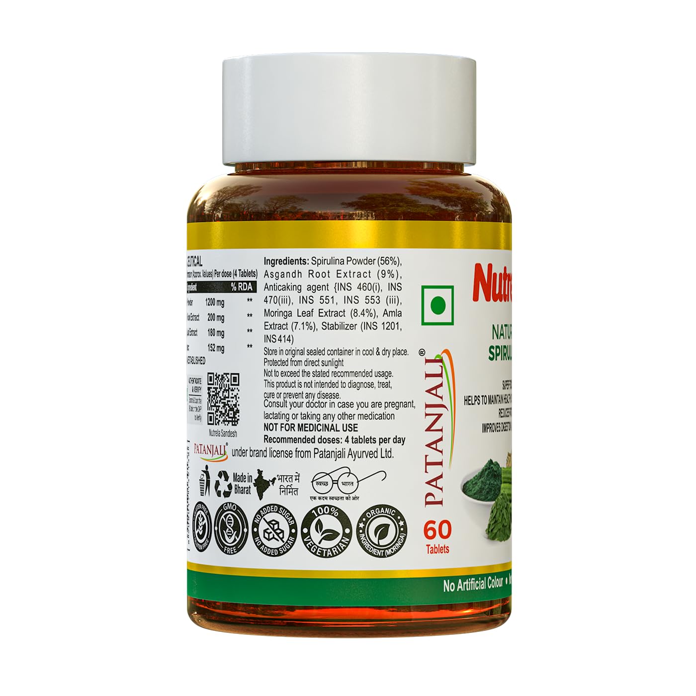 Nutrela Combo Men Superfood & Spirulina Capsule — Amazon image 6