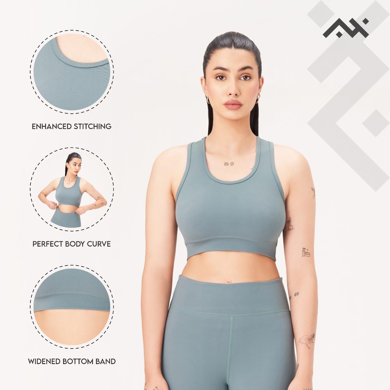 2 piece workout sets for women - High Waisted Leggings & Sports Bra Womens 2 piece workout set for Yoga, Gym - Image 5