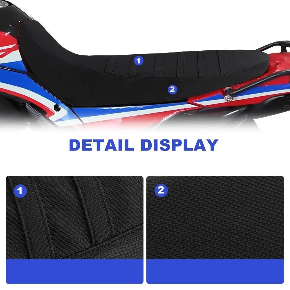 Accessori motociclette Per CRF300L Rally 2021 2022 2023 2024 Coprisella Per Moto Rivestimento Impermeabile In PVC Per Cuscino Sella Parti di ricambio | Red
