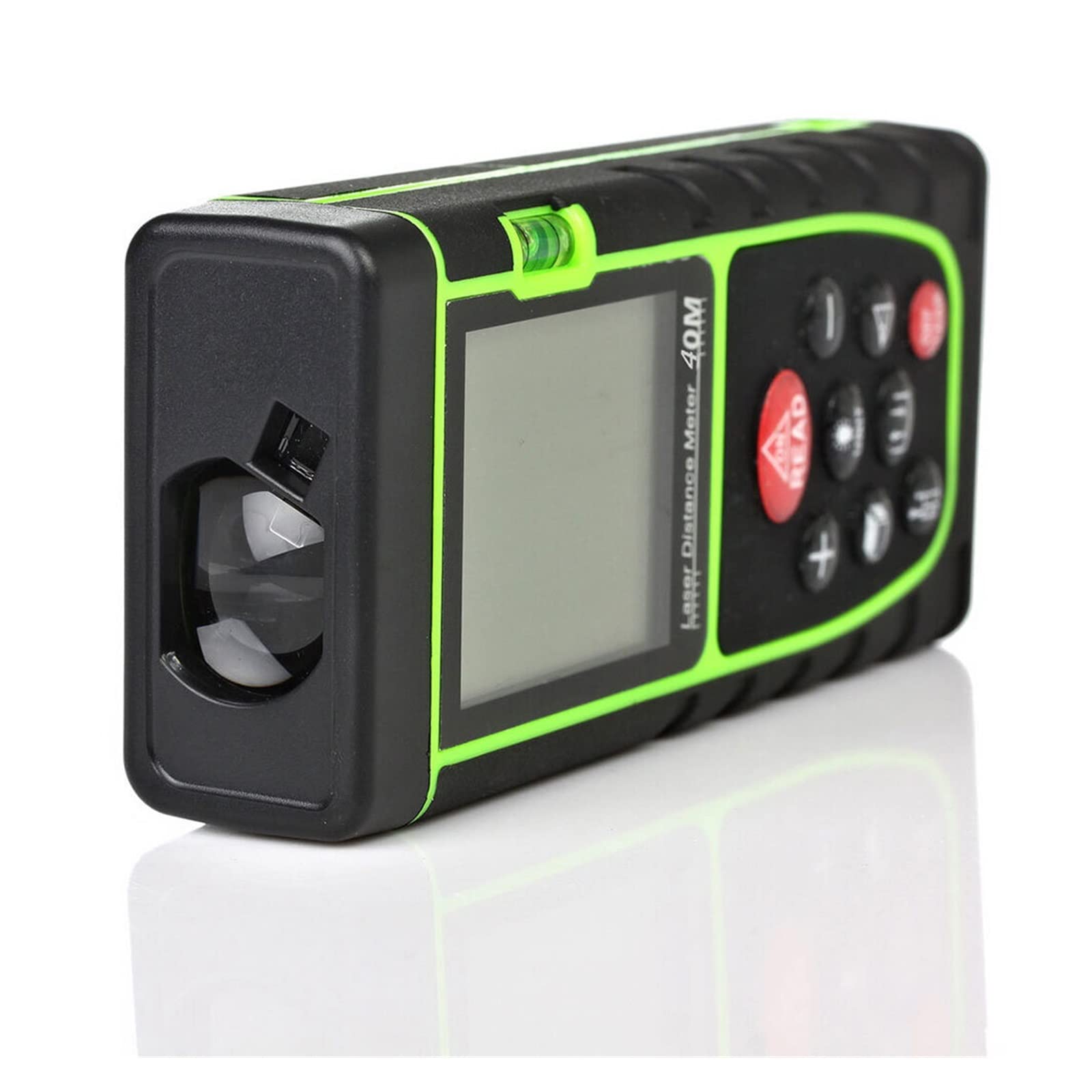 Équipement d'arpentage Testeur de Distance Laser numérique Poignée Ruban à mesurer Laser Outil de Mesure de Distance précis 40 m pour la Conception intérieure/architecturale GPS Portable