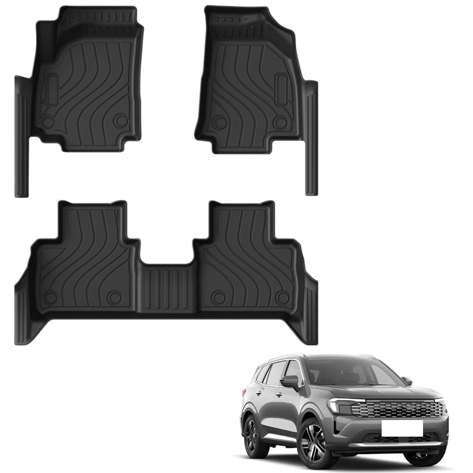 PAPEP Floor Mats for Ford Territory 2019-2021 RHD
