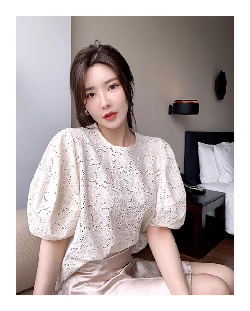 Tissu en coton brodé fait à la main - Largeur : 130 cm - Pour vêtements, robes, accessoires de maison (violet clair)