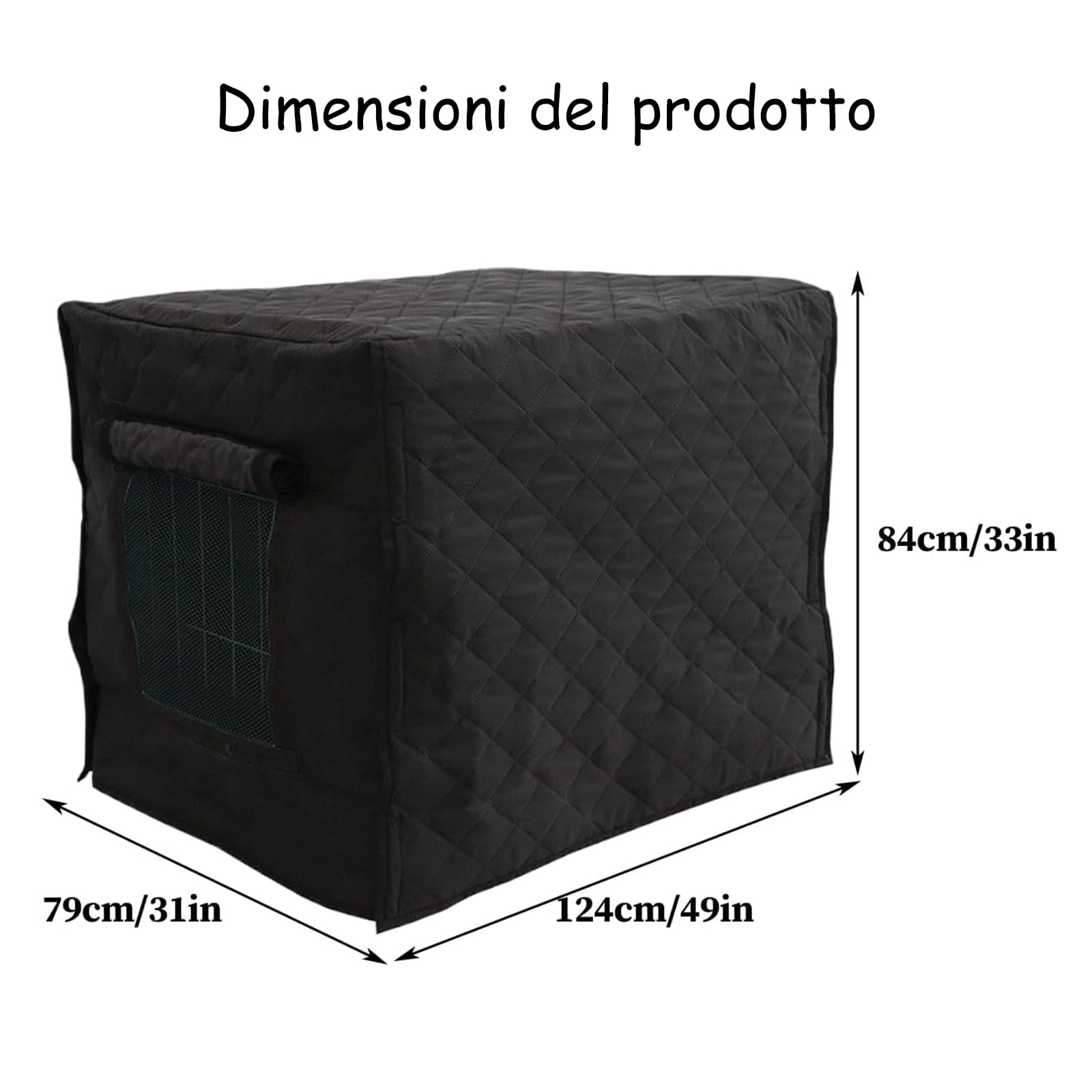 Generico Coperture Per Cucce E Gabbie Per Cani | Isolata Termicamente E Ventilata Con La Privacy,Copertura Impermeabile Per Gabbia,Per L Inverno All Aperto Il Patio Il Campeggio La Casa E Cucciolo