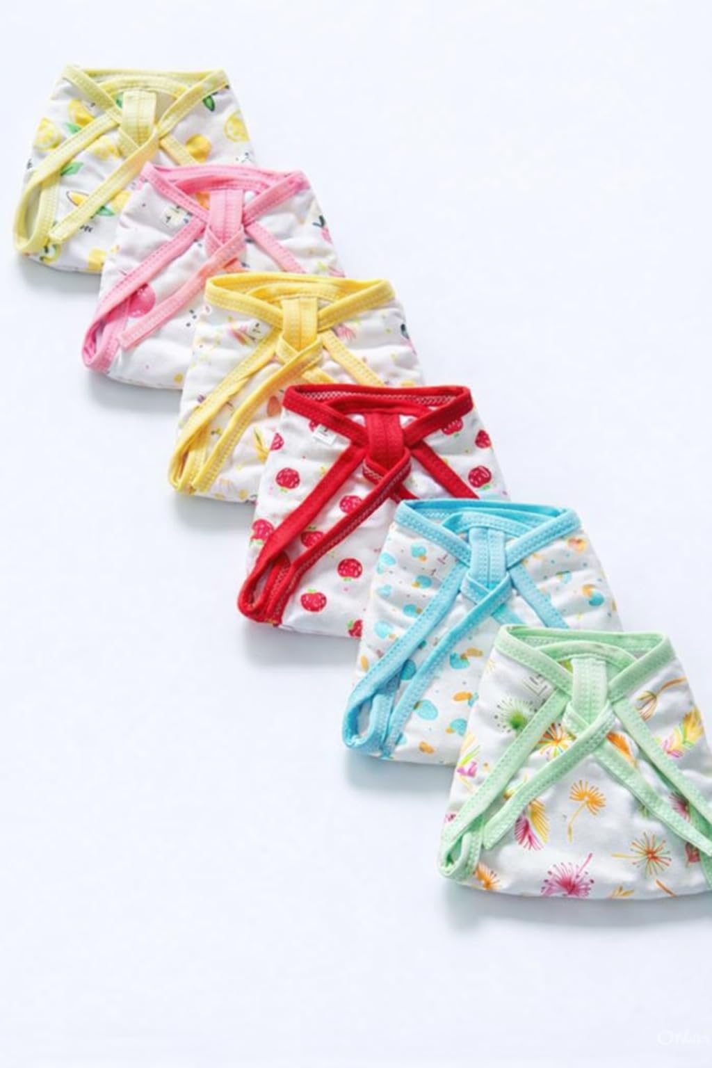 Seven Hunters Washable Reusable Multicolor Hosiery Cotton Nappies, Langot for Baby (6-12 Months), Pack of 6, Soft, Breathable, Eco-Friendly-image-13