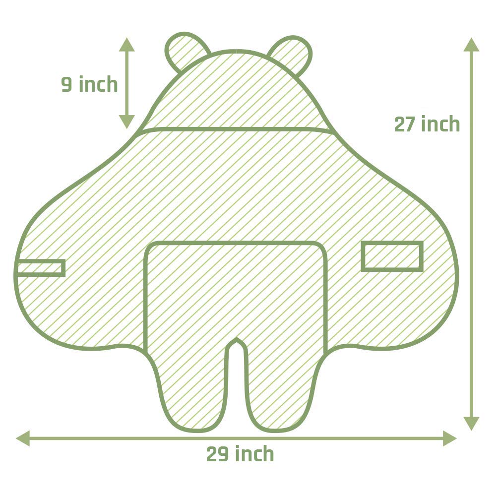 Oscar Home Hooded Supersoft Swaddle Wrapper Cum Baby Blanket Safety Sleeping Bag for New Born Babies | Pack of 2 2