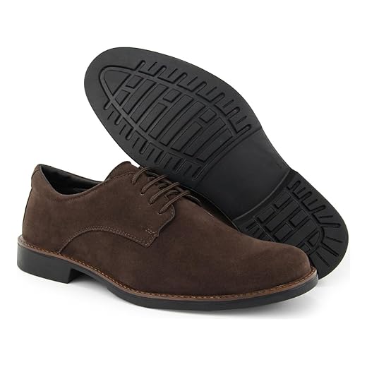 Sapato Oxford Masculino Social Casual Elegante Em Camurça Legítima Com Cadarço Design Clássico Confortável Estilo Retrô Versátil