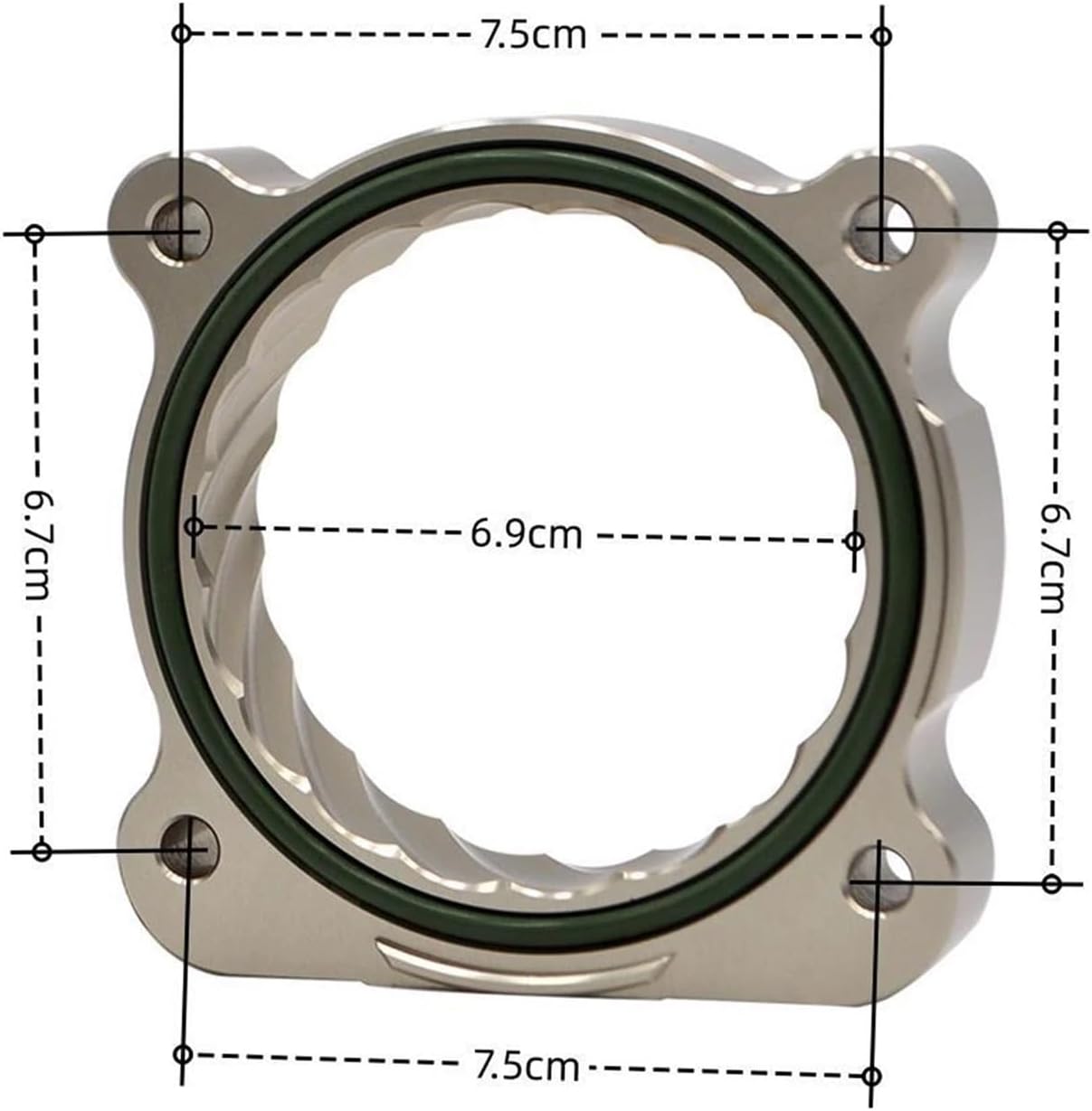 Throttle Body Spacer Compatible for Toyota 4.0L 1GR Engine 3.5 2GR Aluminium Throttle Vortex Intake Gasket