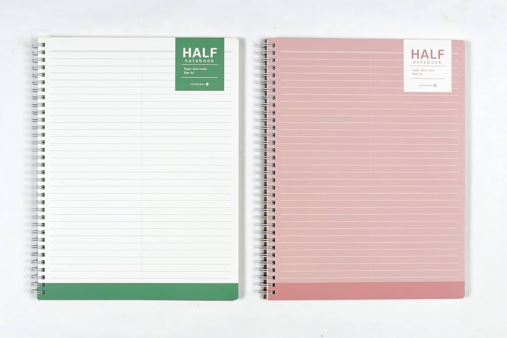 Amazon | Morning Glory A4 リングノート, A4, 2段組, 80枚, 8mm