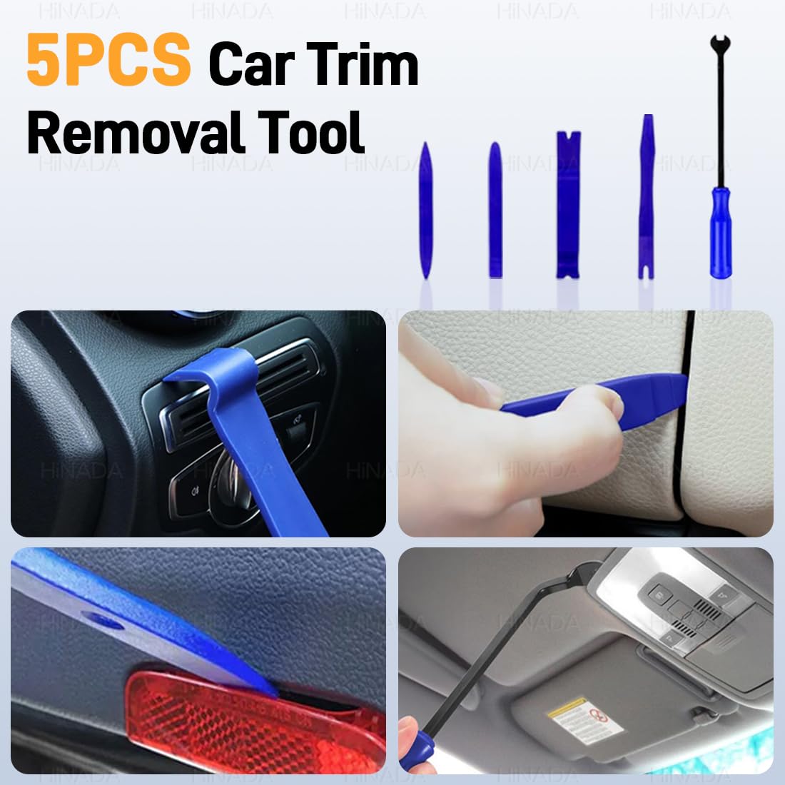 HiNADA Kit de réparation de Bosses pour Voiture, 55Pcs, Outil PDR