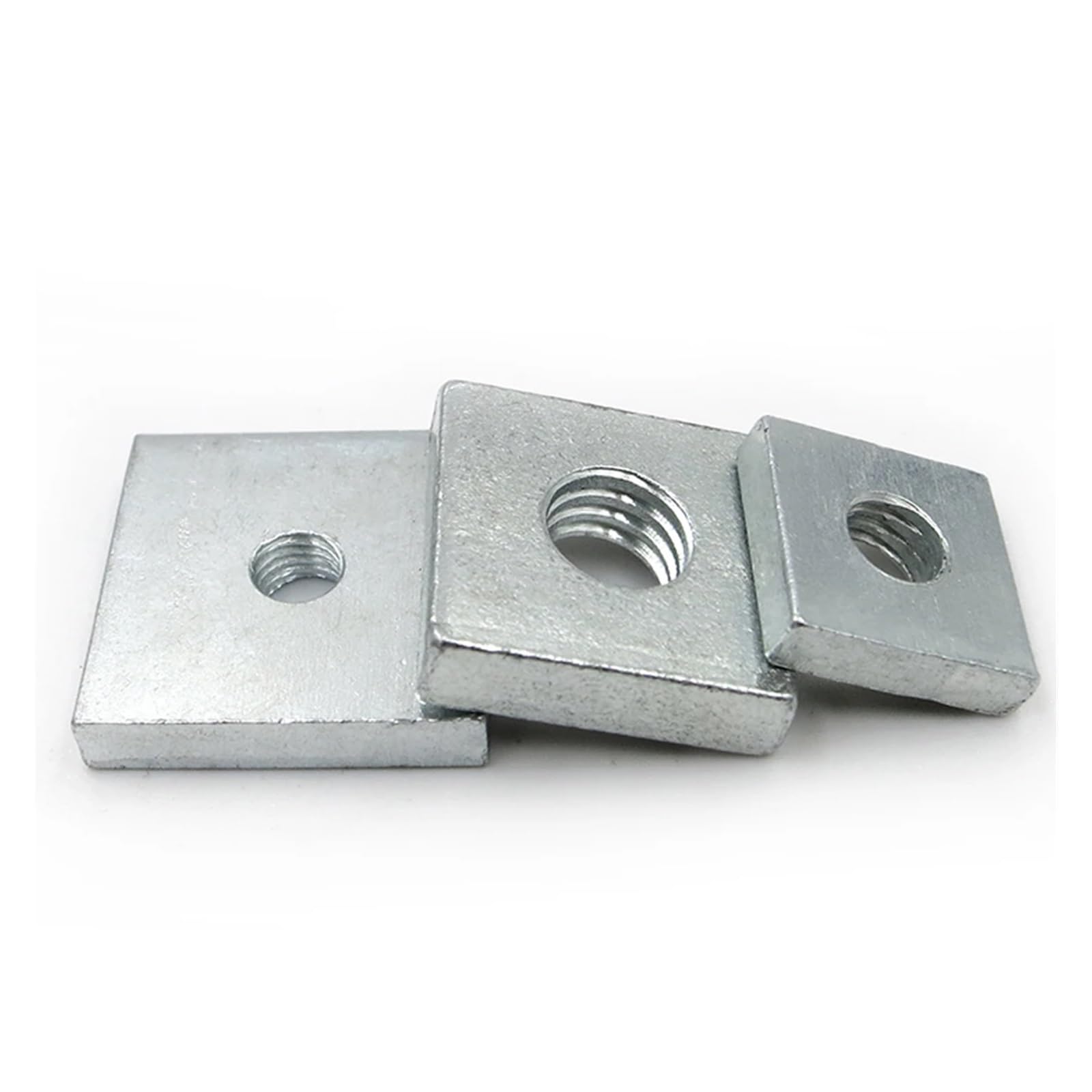 20-40 pezzi M2 M3 M4 M5 M6 acciaio al carbonio zincato sottile(40pcs,M4x15x15x3mm)