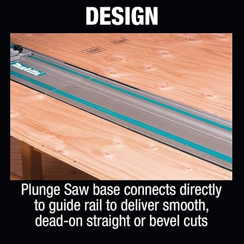 Miniatura 7 de Makita XPS01PTJ Kit de sierra circular de inmersión de 18 voltios X2 LXT de iones de litio (36V) sin escobillas de 6-1/2 pulgadas (5.0Ah) con riel
