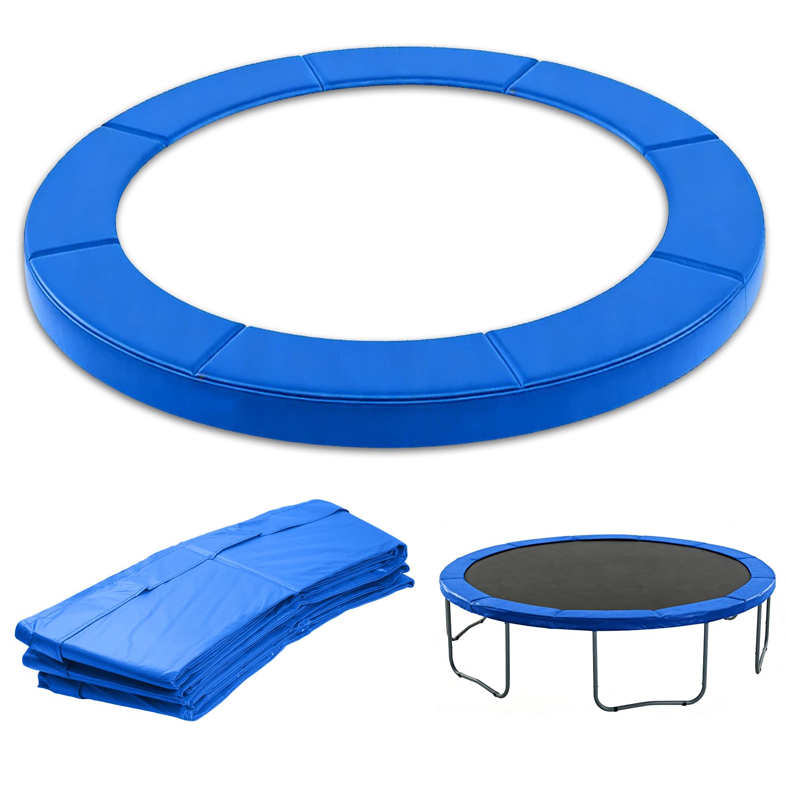 Storystore Trampolin Randabdeckung 306cm Außendurchmesser Federabdeckung Trampolin Umrandung Wetterbeständig UV-beständig Reißfest Trampolinzubehör Randschutz