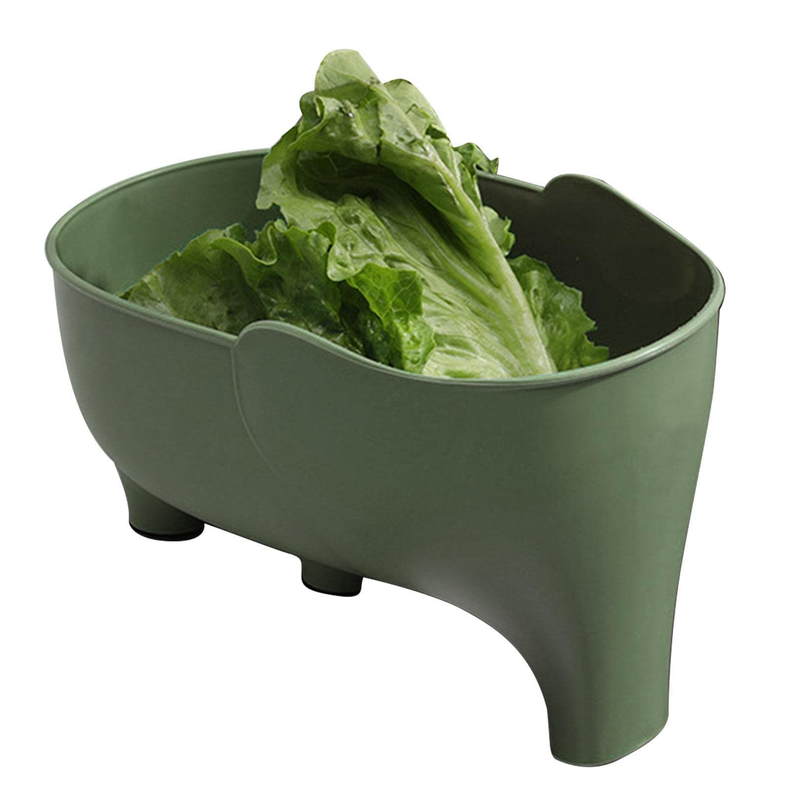 Colino Scolapasta A Forma Di Elefante - Gadget Da Cucina Creativo In PP, Per Scolare Pasta, Verdure, Frutta, Design Divertente E Pratico (22x14x10 Cm)