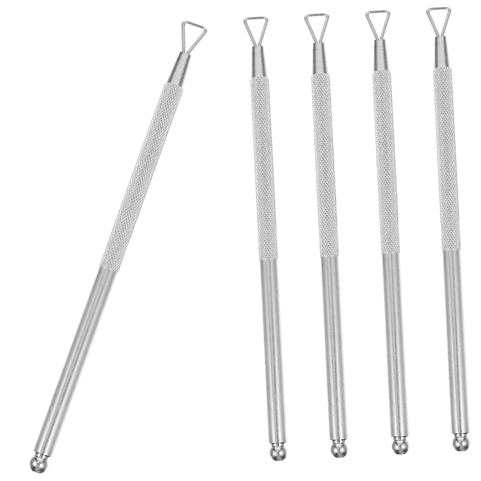 Healeved 5pcs Gel Remover Tool Pack Nail Cuticle Trimmer Manicure Cuticle Remover Scratch off Ticket Tool Nail Care