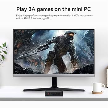 Beelink GTR4 AMD Ryzen 9 4900H; Mini PC 16 GB DDR4 RAM 500