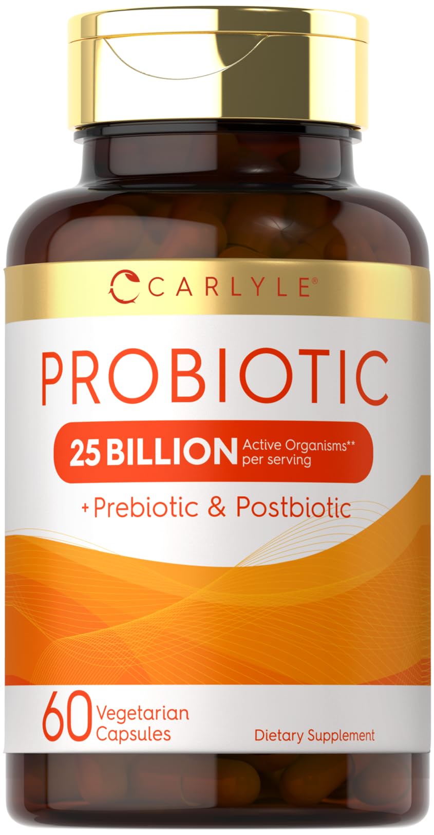 Carlyle Probiotic with Prebiotics & Postbiotics | 25 Billion CFU