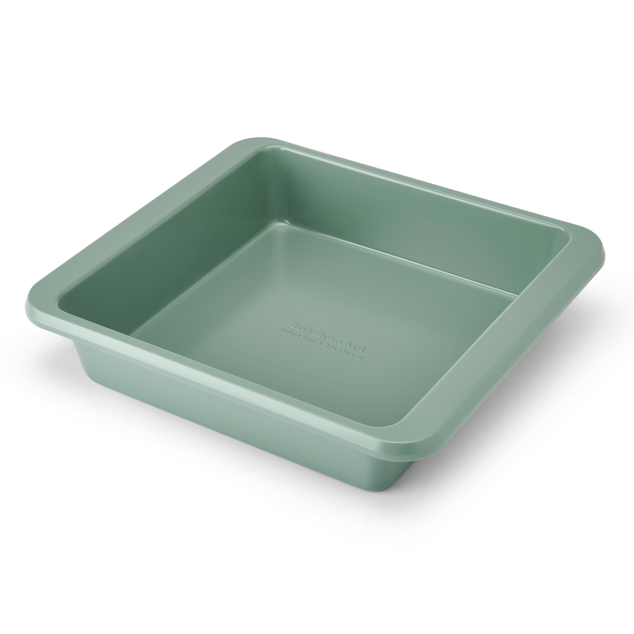 Nonstick Aluminized Steel Square Cake Pan, Dishwasher Safe, Cardamom, 9 Inch