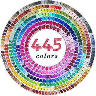 ARTDOT Diamond Painting Accessories, 445000 Pieces 445 Colors Square Beads for Diamond Art Kits Crafts Adults
