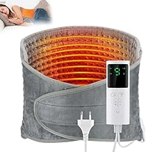 Heating Pad, Electric Heating Pad for Pain Relief, Heat Pad with Automatic Shut-Off and 9 Temperature Levels, Quick Heating for Back Loin, Mother's Day Gift (125 x 30 cm)